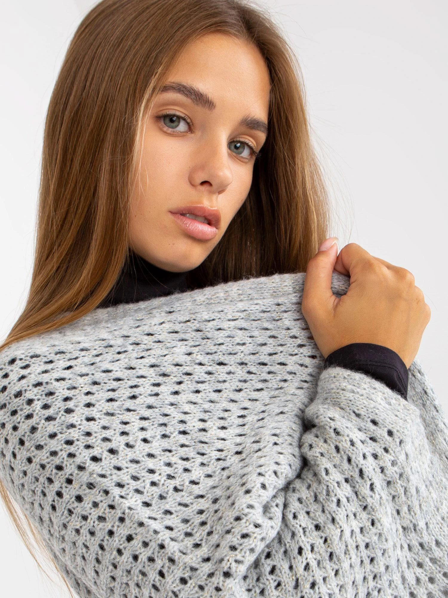 Och Bella Megztinis-TW-SW-BI-M31.36X-pilkas