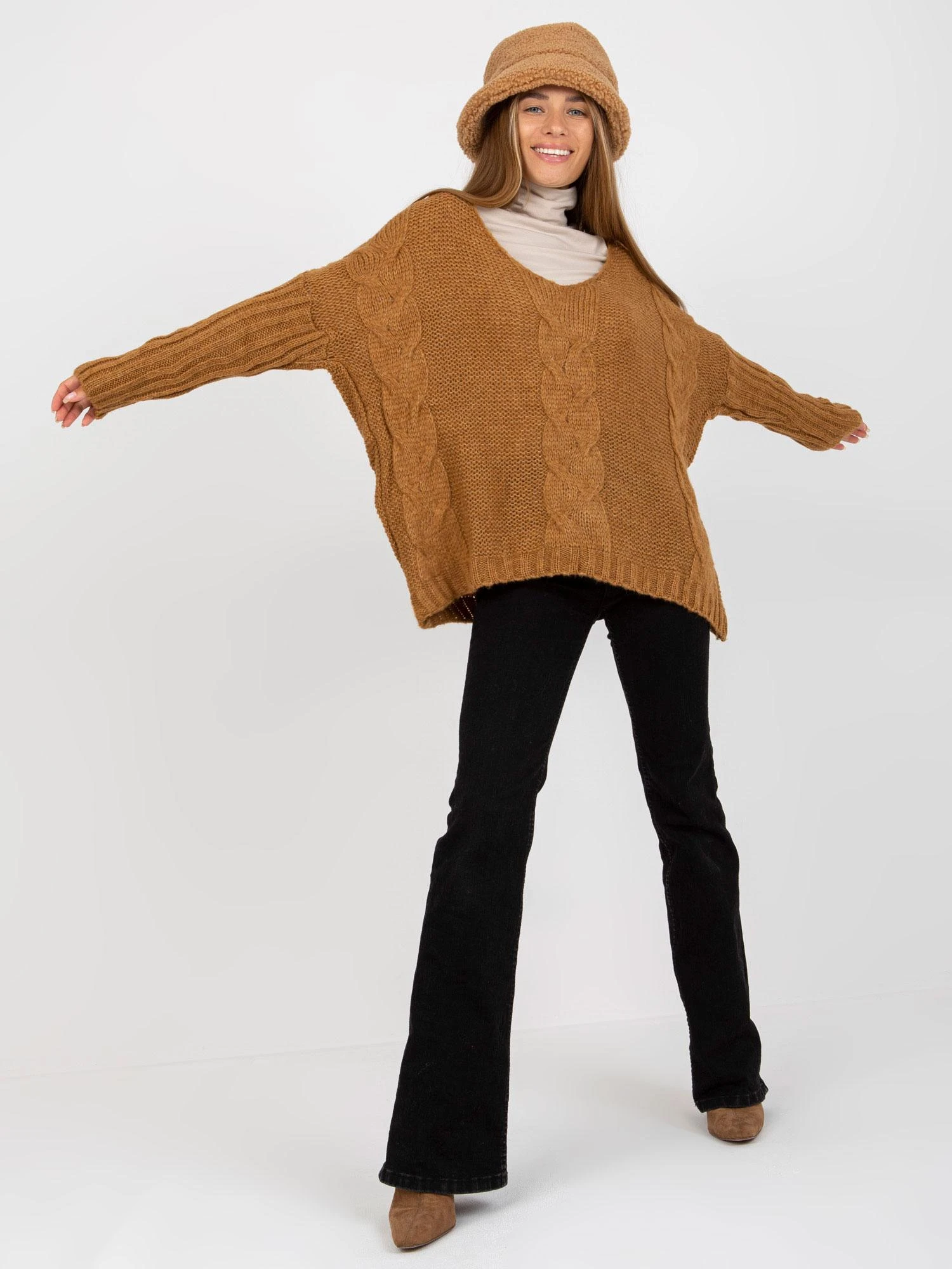 Och Bella Megztinis-TW-SW-BI-M903.33X-camel