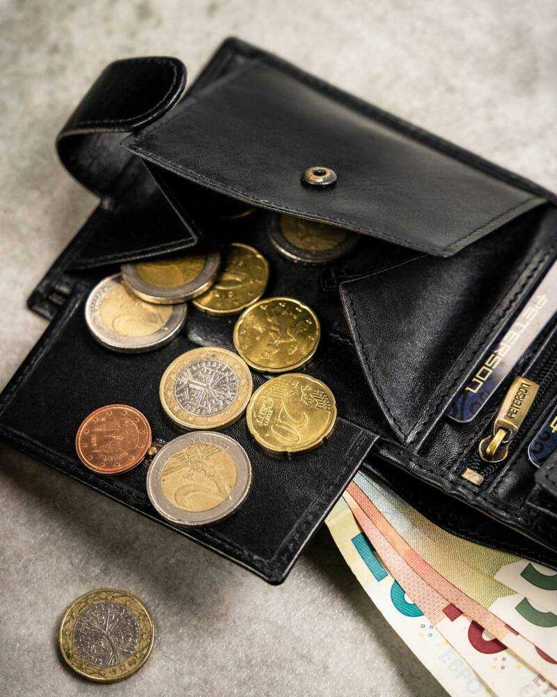 Odinė piniginė + dėklas + raktų pakabukas PETERSON PTN SET3-N992L-VT