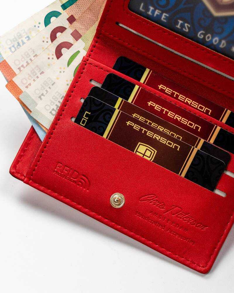 Odinė piniginė RFID PETERSON PTN 003-SAF