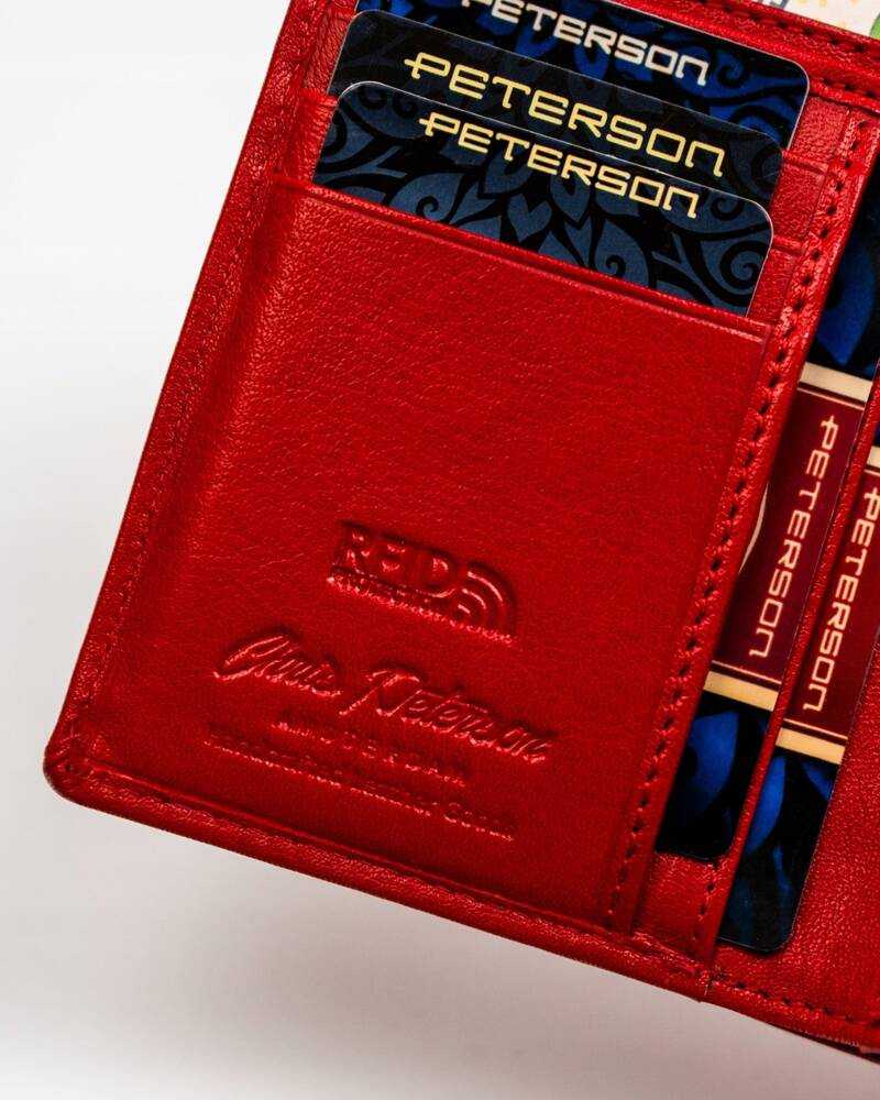 Odinė piniginė RFID PETERSON PTN KA-26