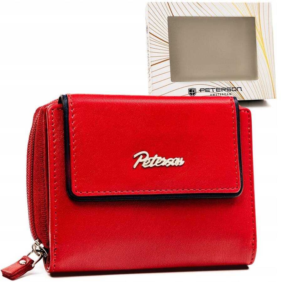 Odinė piniginė RFID PETERSON PTN KA-26