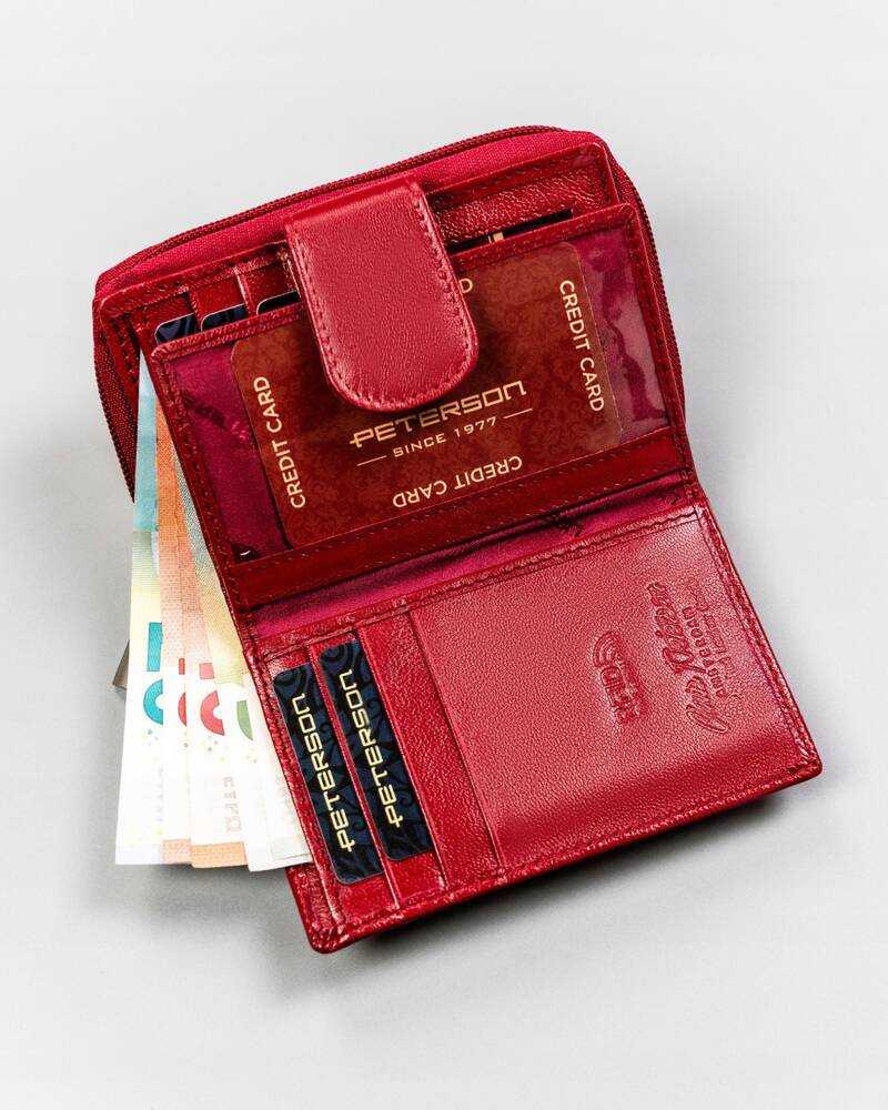 Odinė piniginė RFID PETERSON PTN RD-41-GCL