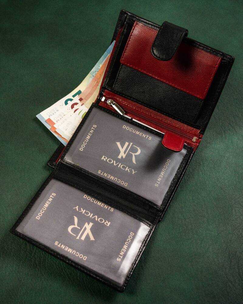 Odinė piniginė RFID ROVICKY N4L-GOAN