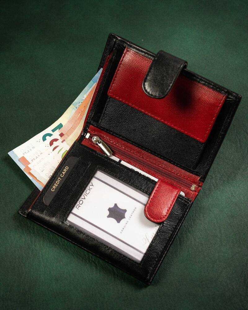 Odinė piniginė RFID ROVICKY N4L-GOAN