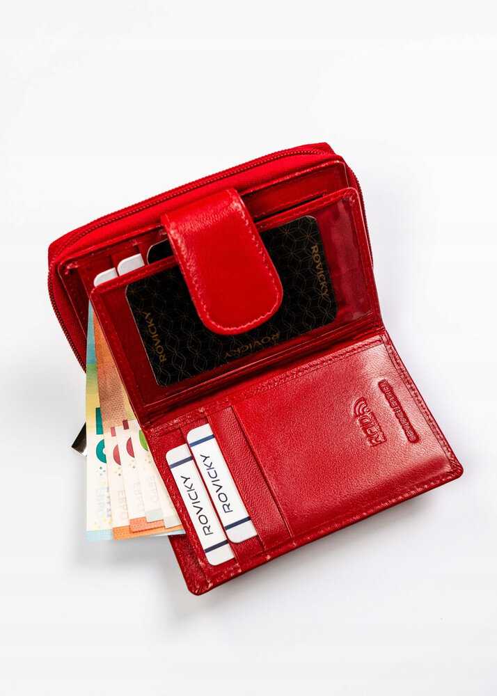 Odinė piniginė RFID ROVICKY R-RD41-GCL
