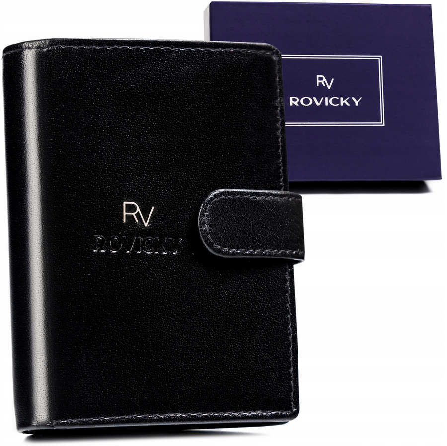 Odinė piniginė RFID ROVICKY RV-7680278-5-L-BCA-4