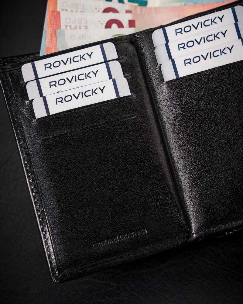 Odinė piniginė RFID ROVICKY RV-7680278-5-L-BCA-4