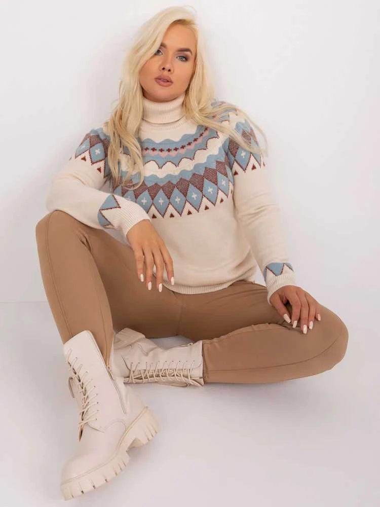 P-M Megztinis-PM-SW-PM839.26X-šviesiai smėlio spalvos