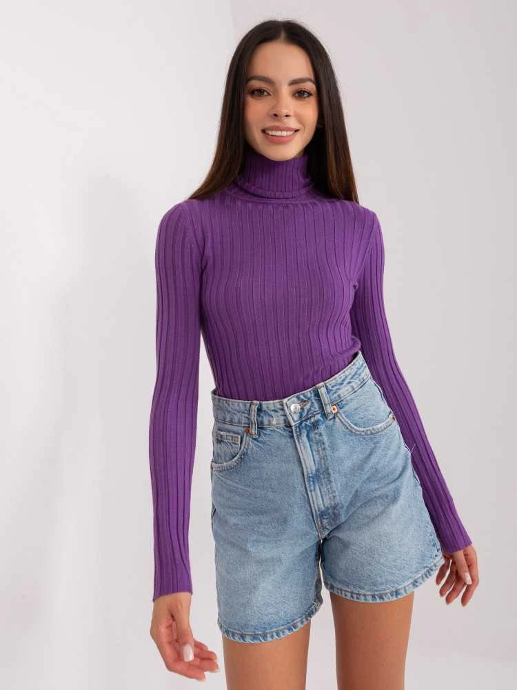 P-M Megztinis-PM-SW-1087.09-tamsiai violetinis