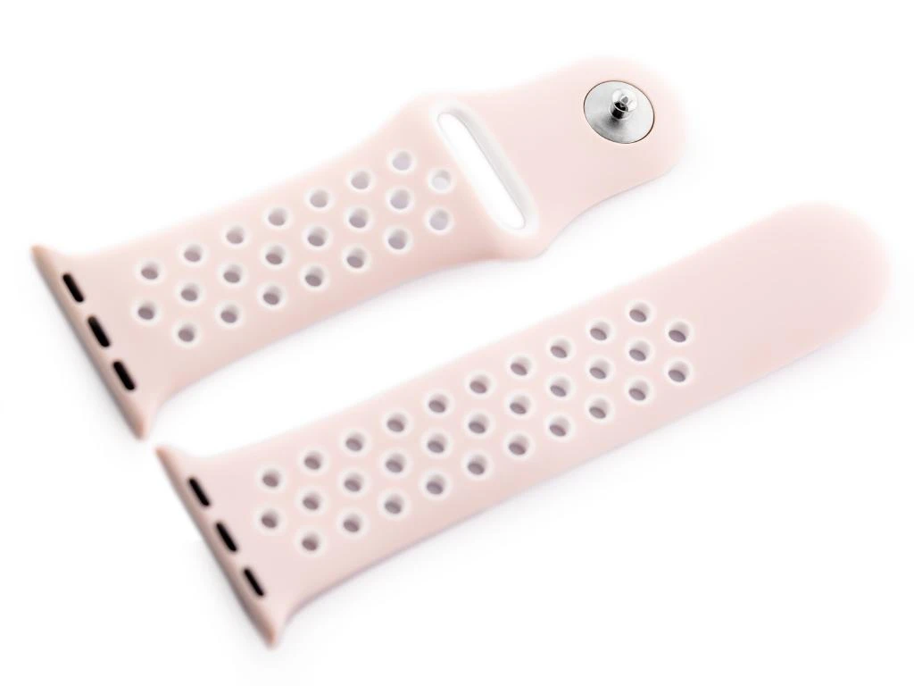 Pacific Apple Watch dirželis U24 - rožinė/balta - 42/44mm
