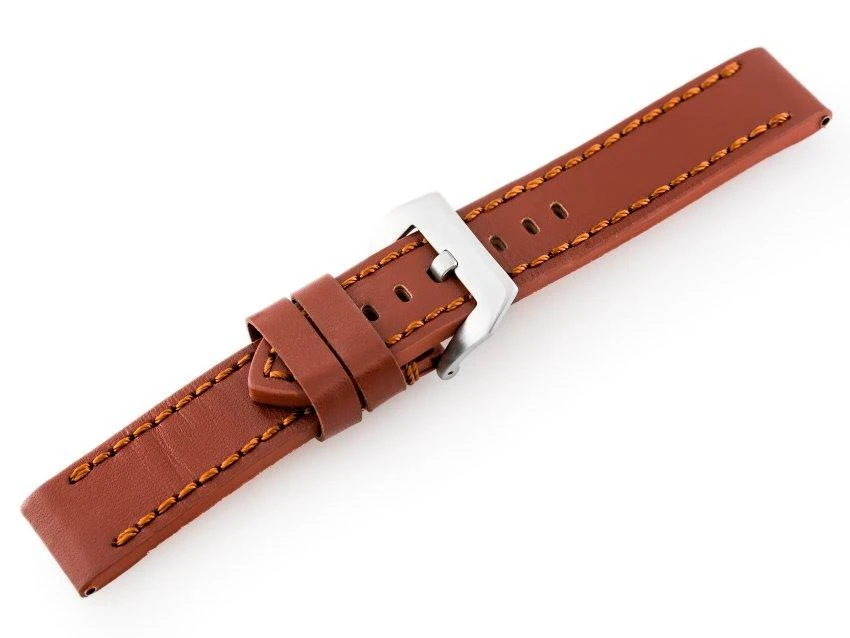 Pacific Odinė laikrodžio apyrankė W27 - PREMIUM - ruda - 20mm