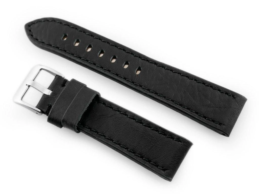 Laikrodis Pacific Odinė laikrodžio apyrankė W48 - PREMIUM - juoda/juoda - 20mm