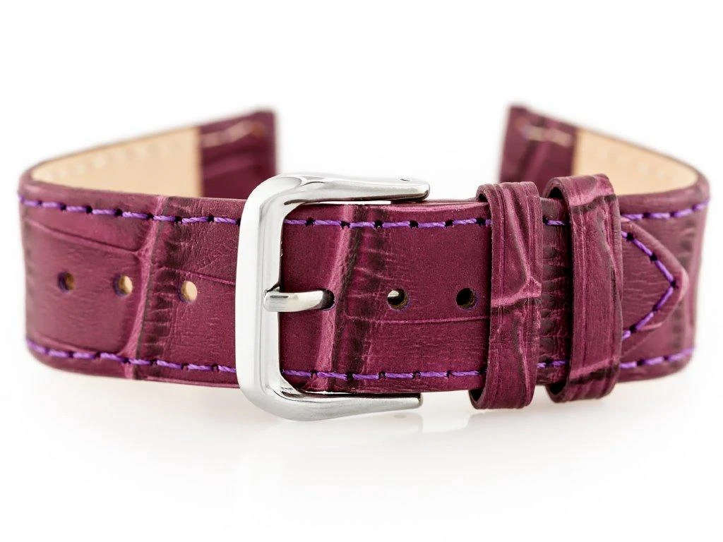 Pacific Odinis laikrodžio dirželis W41 - violetinis - 22mm