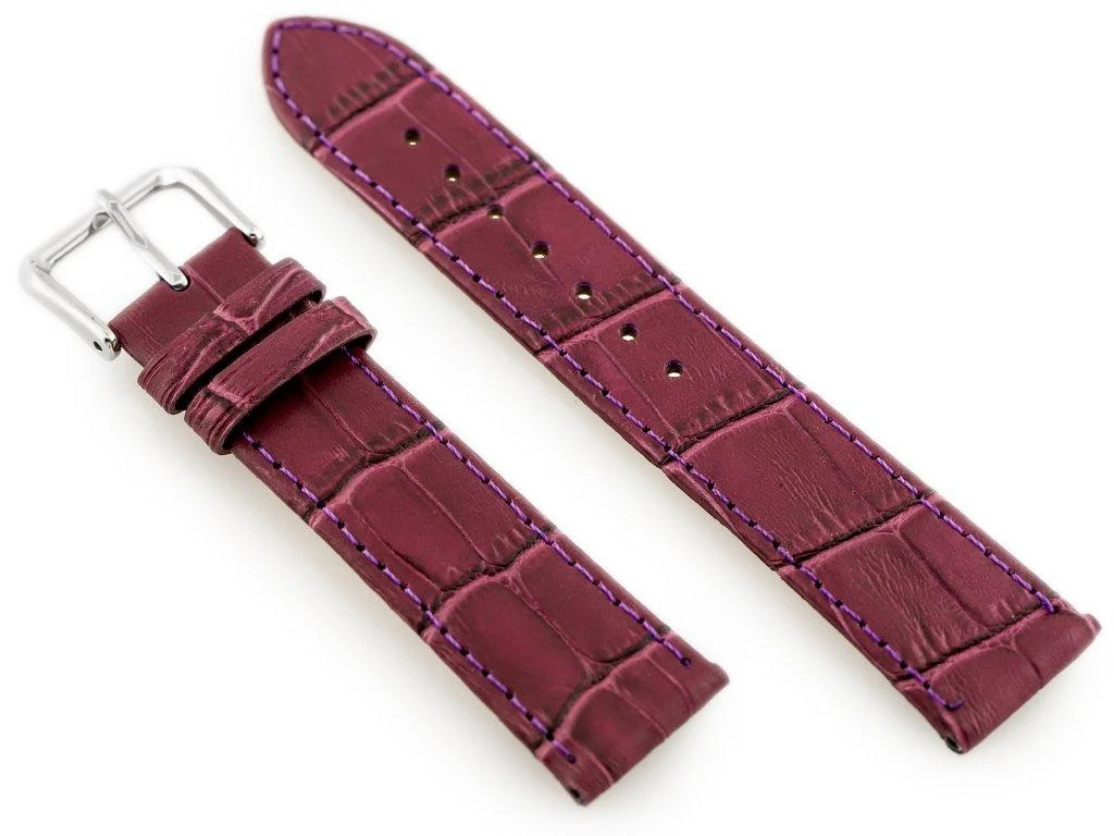 Pacific Odinis laikrodžio dirželis W41 - violetinis - 22mm