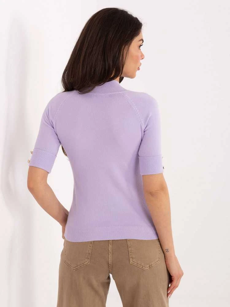 Passione Moda Sweter-PM-SW-R2316.29-jasny violetinė