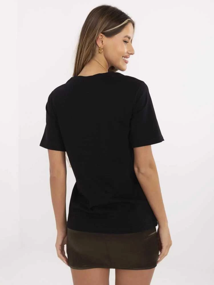Pepper Mint Marškinėliai-PM-TS-SS21CA30.66-juodi