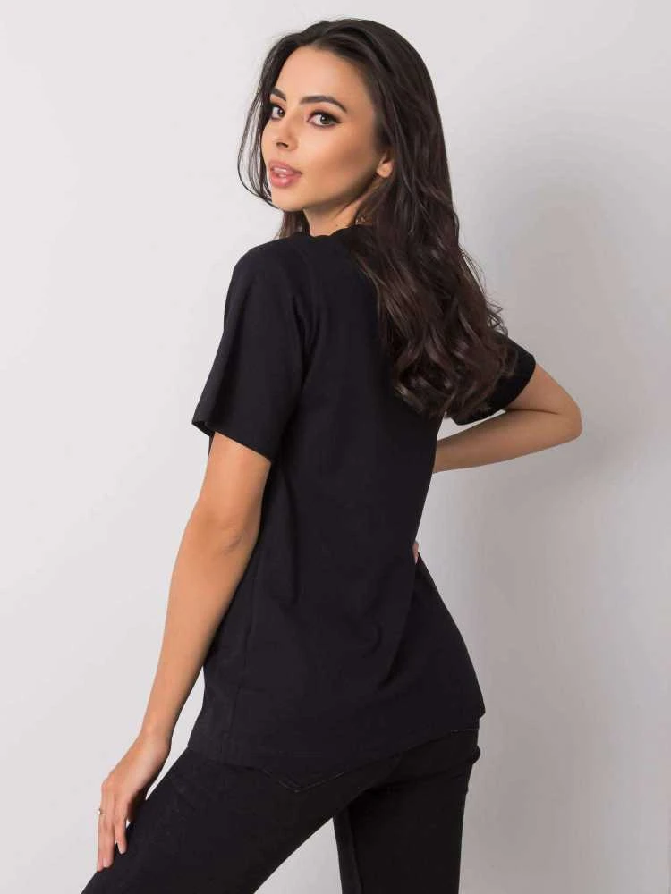 Pepper Mint Marškinėliai-PM-TS-SS21CA30.66-juodi