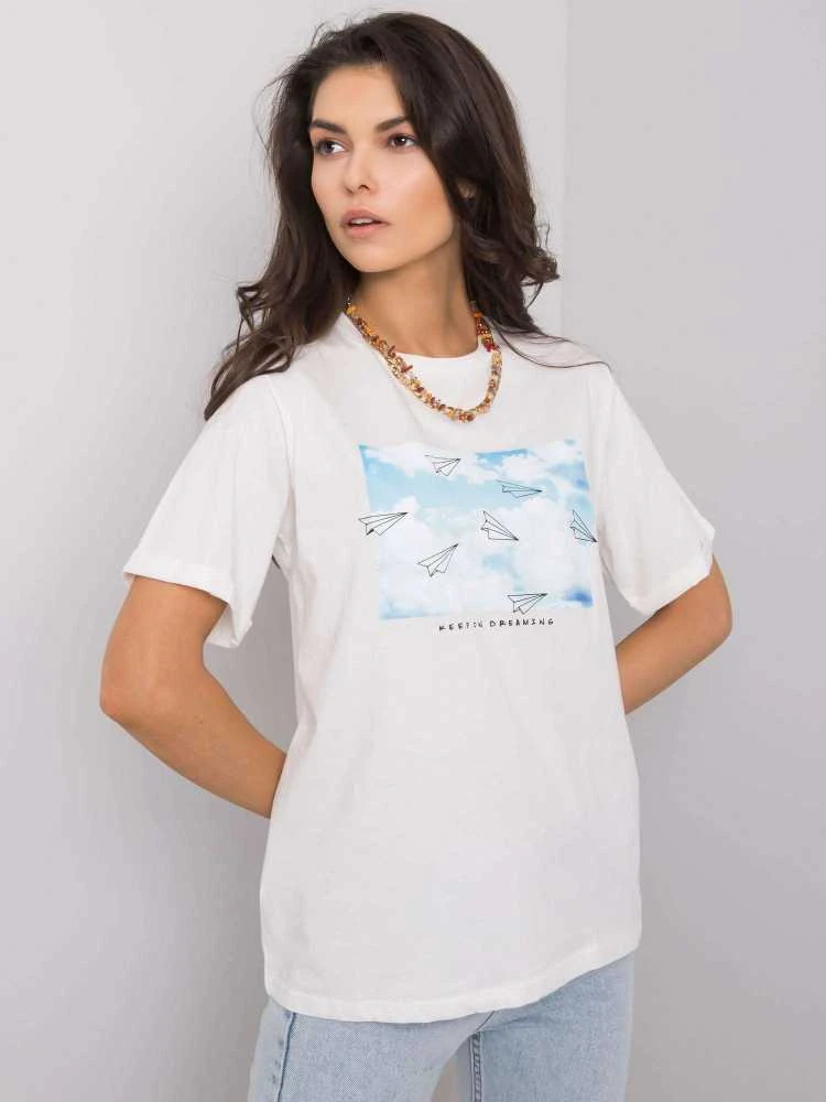 Pepper Mint Marškinėliai-PM-TS-SS21CA33.09-balti