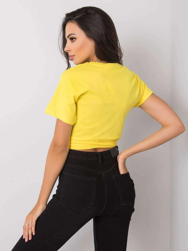 Pepper Mint Marškinėliai-PM-TS-SS21TX58.12-geltoni