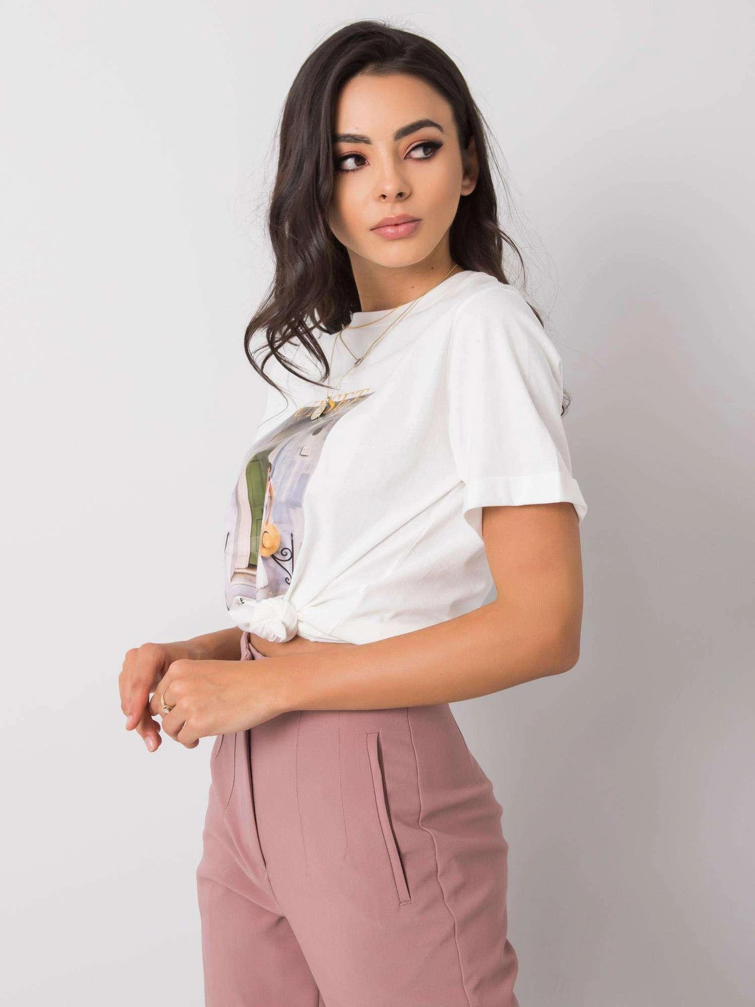 Pepper Mint Marškinėliai-PM-TS-SS21CA71.52-balti