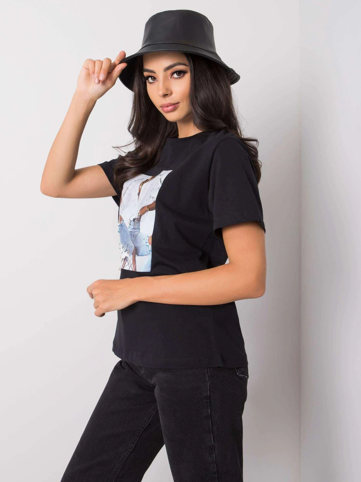 Pepper Mint Marškinėliai-PM-TS-SS21TX66.78P-juodi