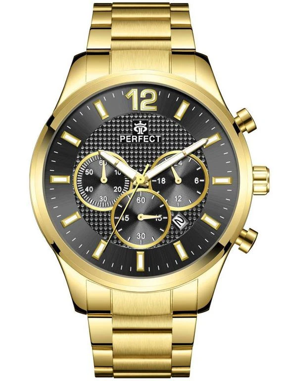 Laikrodis vyrams PERFECT CH01M - CHRONOGRAF (zp355g) + dėžutė