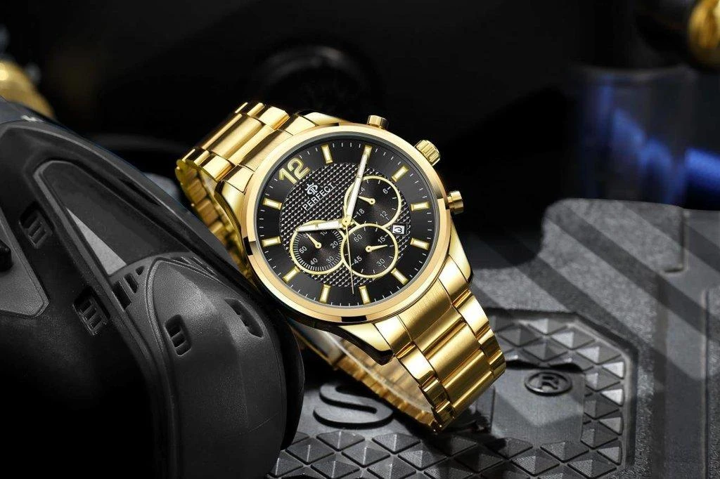 Laikrodis vyrams PERFECT CH01M - CHRONOGRAF (zp355g) + dėžutė