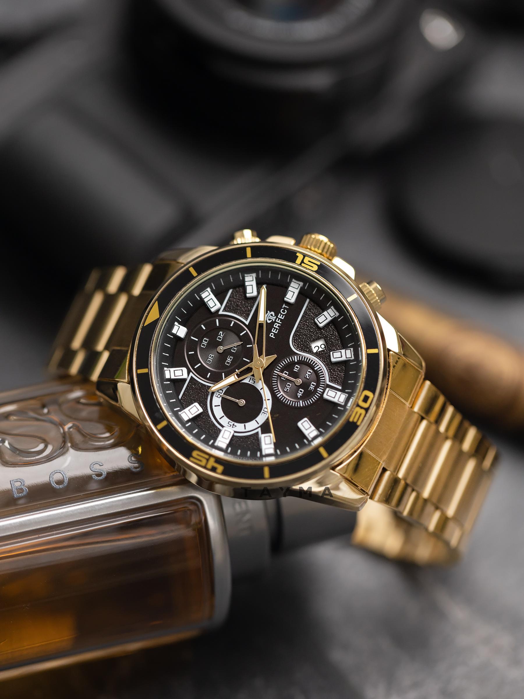 Laikrodis vyrams PERFECT CH02M - CHRONOGRAF (zp356g) + dėžutė