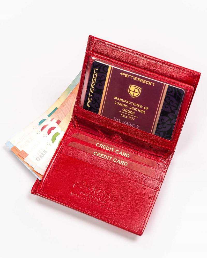 Peterson Portfel damski skórzany PTN RD-290-GCL Juodas