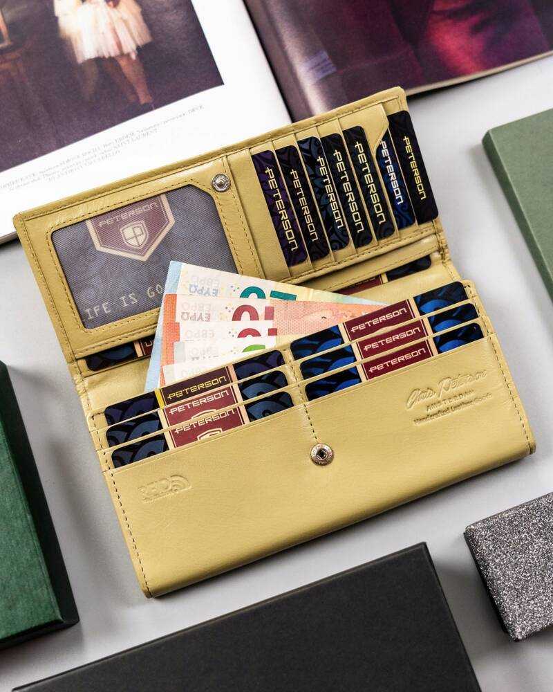 Peterson Trumpa piniginė PTN KA-23 BEIGE