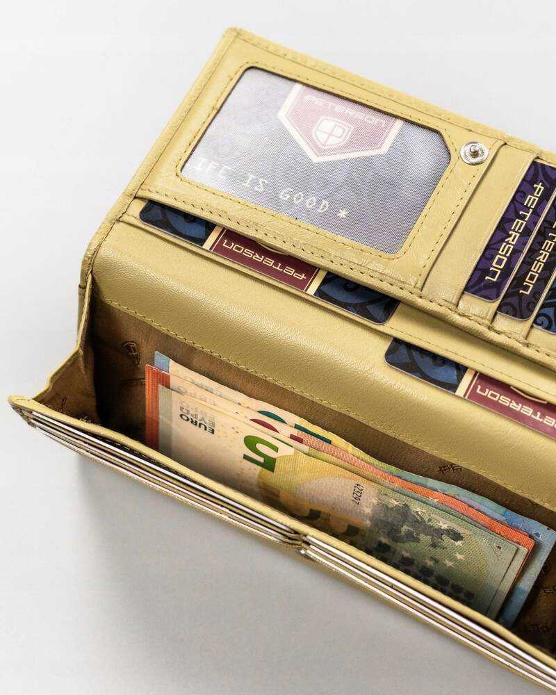 Peterson Trumpa piniginė PTN KA-23 BEIGE