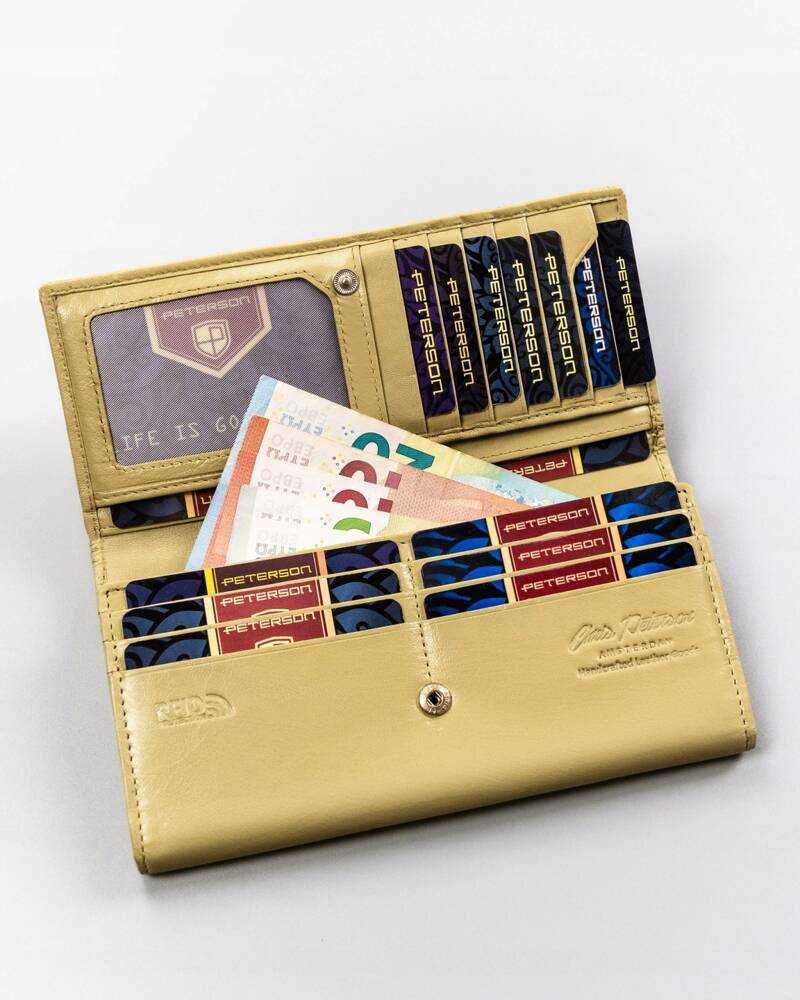 Peterson Trumpa piniginė PTN KA-23 BEIGE