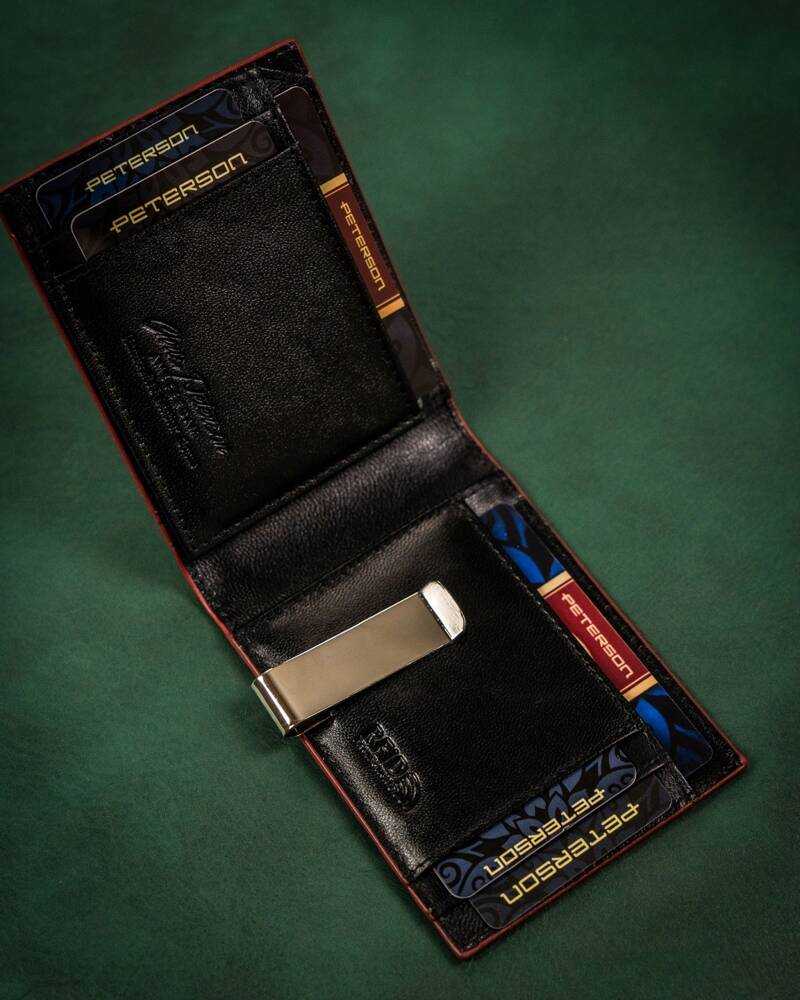 Peterson Portfel skórzany PTN N78-CA Juodas