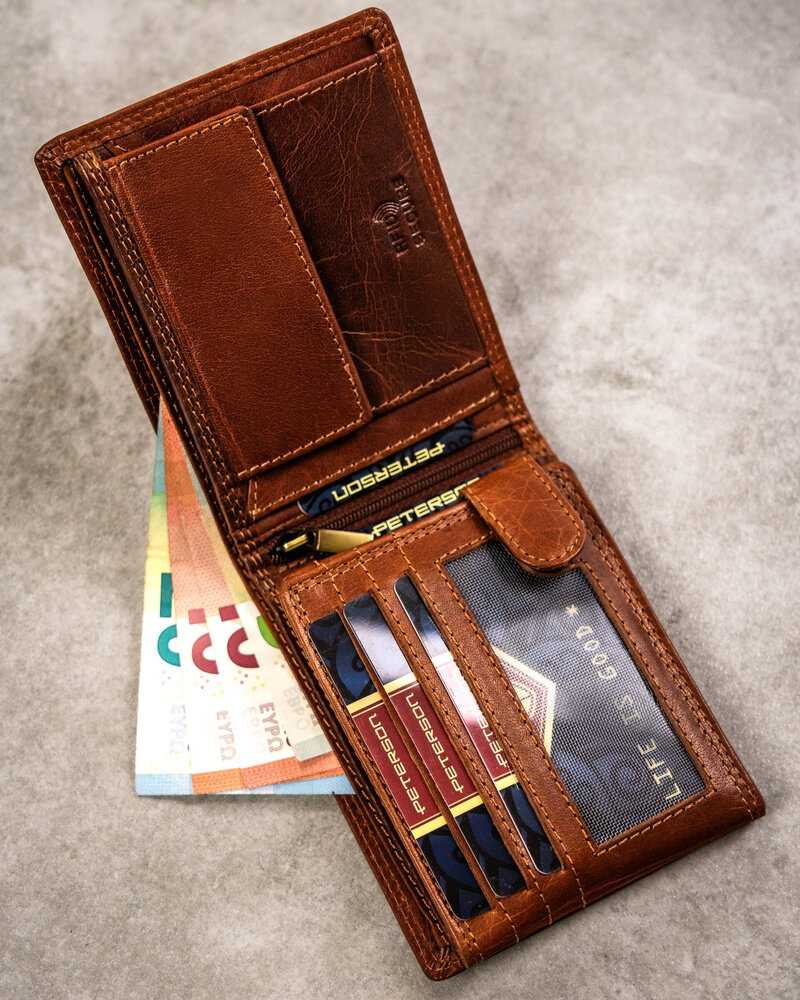 Peterson Odinė piniginė PTN N992-EBS