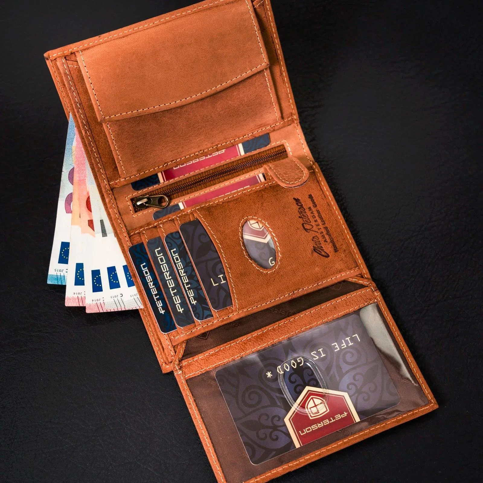 Piniginė vyrams Peterson PTN 333 2-1-5
