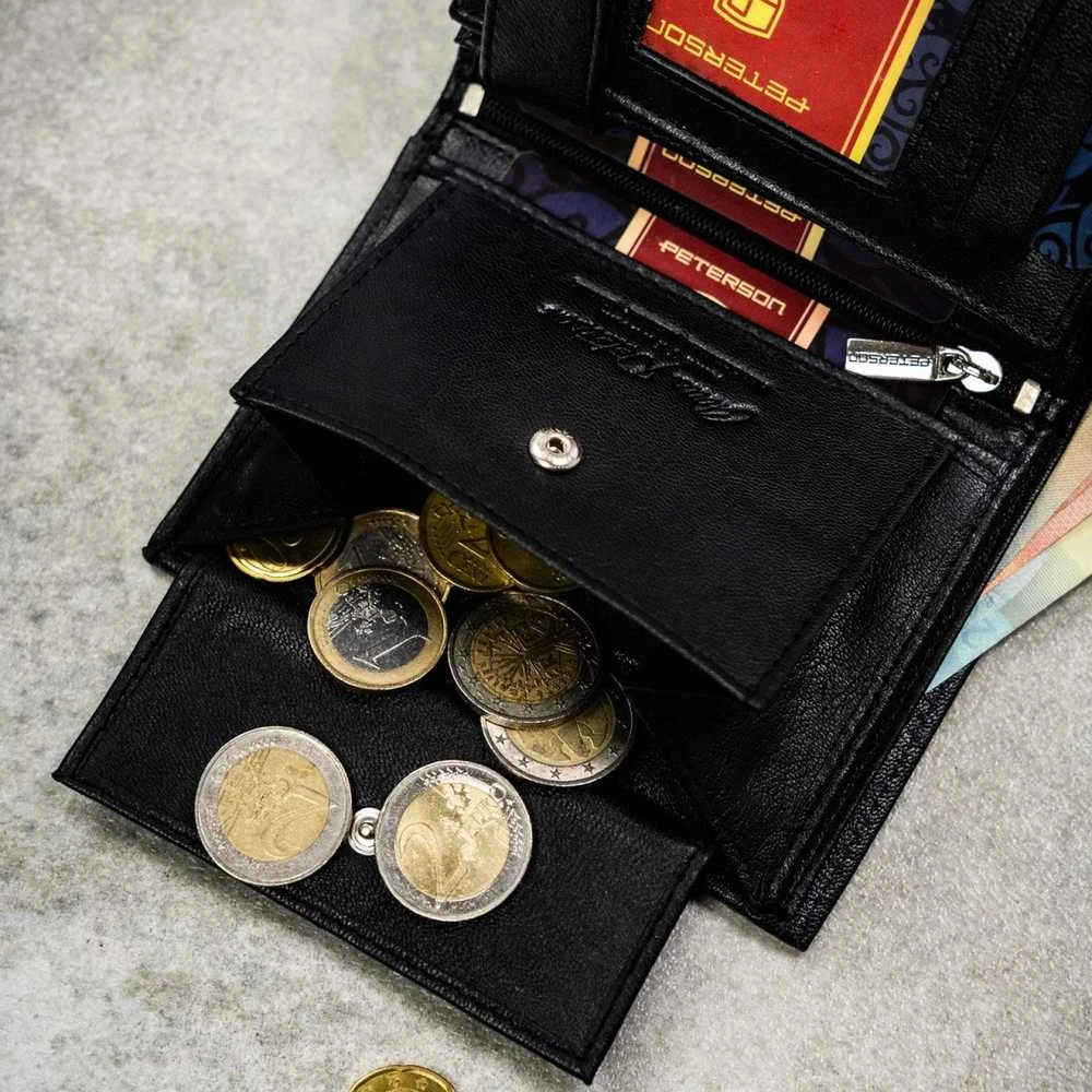 Piniginės ir diržo rinkinys vyrams Peterson PTN SET N4-DOT