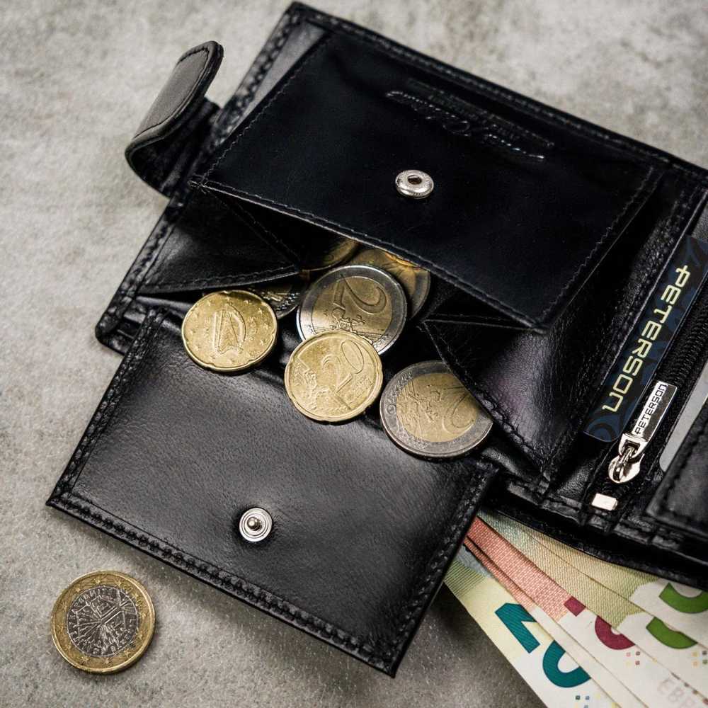 Piniginės ir diržo rinkinys vyrams Peterson PTN SET N992L-NGV-BW