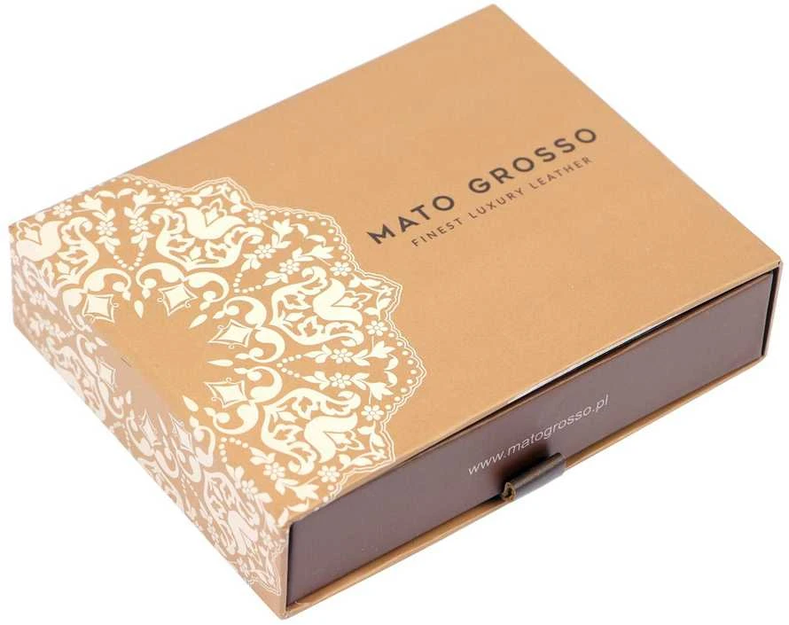 Natūralios odos moteriška piniginė Mato Grosso 0747/17-40 RFID – raudona