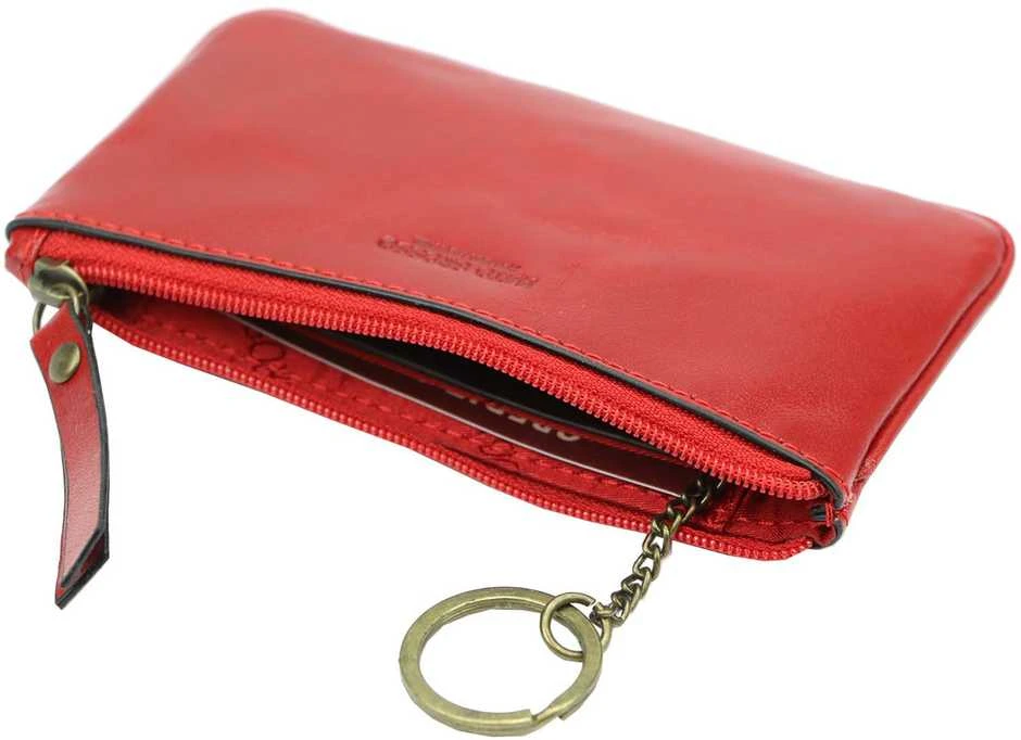 Natūralios odos moteriška piniginė Mato Grosso 0747/17-40 RFID – raudona