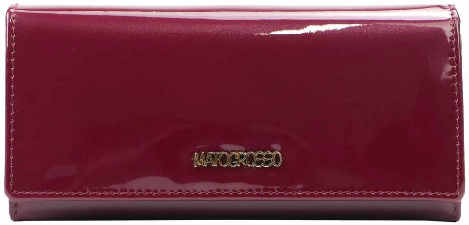 Natūralios odos moteriška piniginė Mato Grosso 0946-57 RFID – bordo
