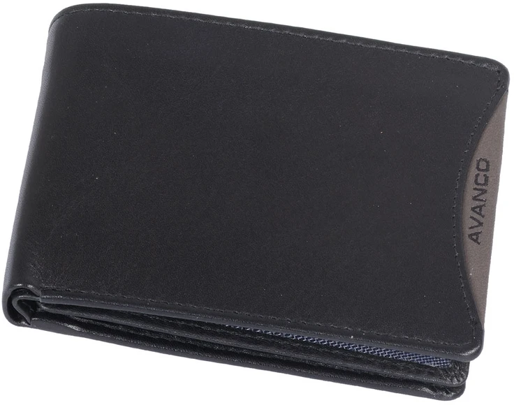 Piniginė vyrams LEMONDO 495-70-16 RFID - Juoda