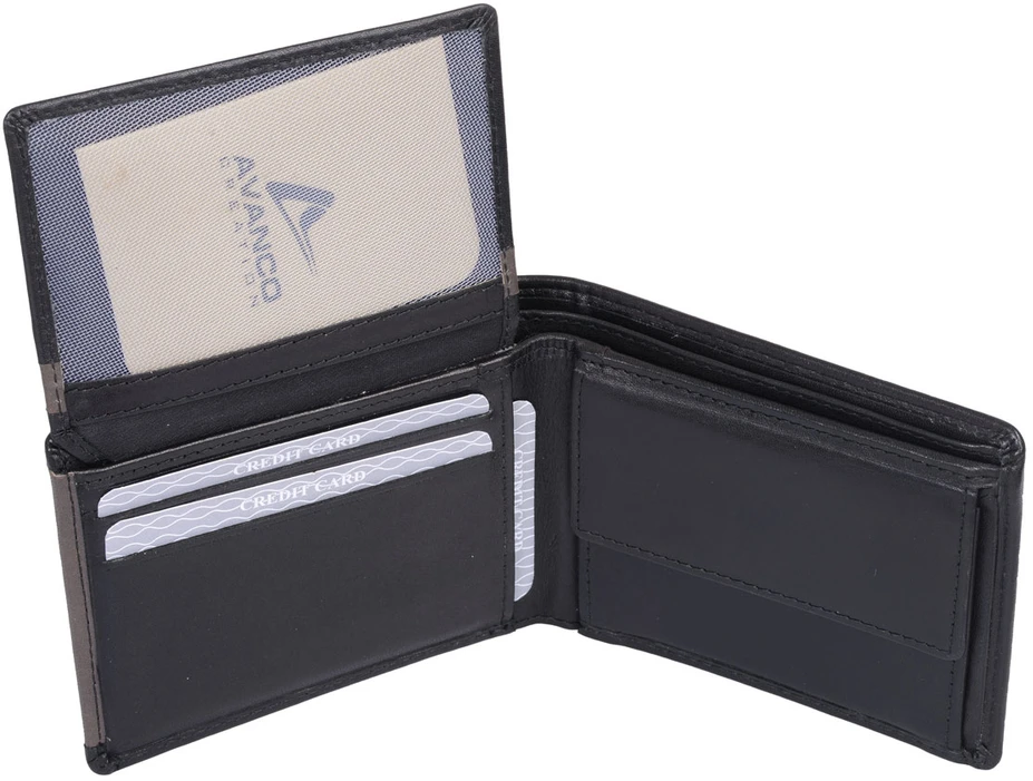 Piniginė vyrams LEMONDO 495-70-16 RFID - Juoda