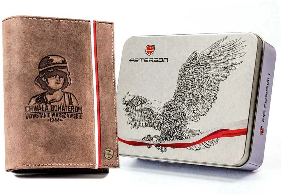Piniginė vyrams Peterson PTN 317PW-04 2-1-4 HUNTER