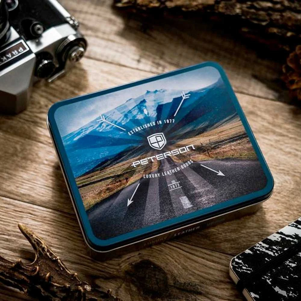 Piniginė vyrams Peterson PTN N992-BE-MOUNTAIN
