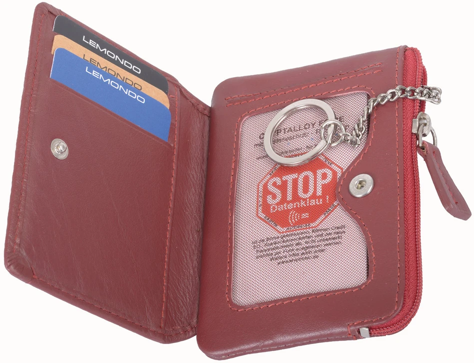 Raktų dėklas LEMONDO 500-70-03 RFID - Vyšninis