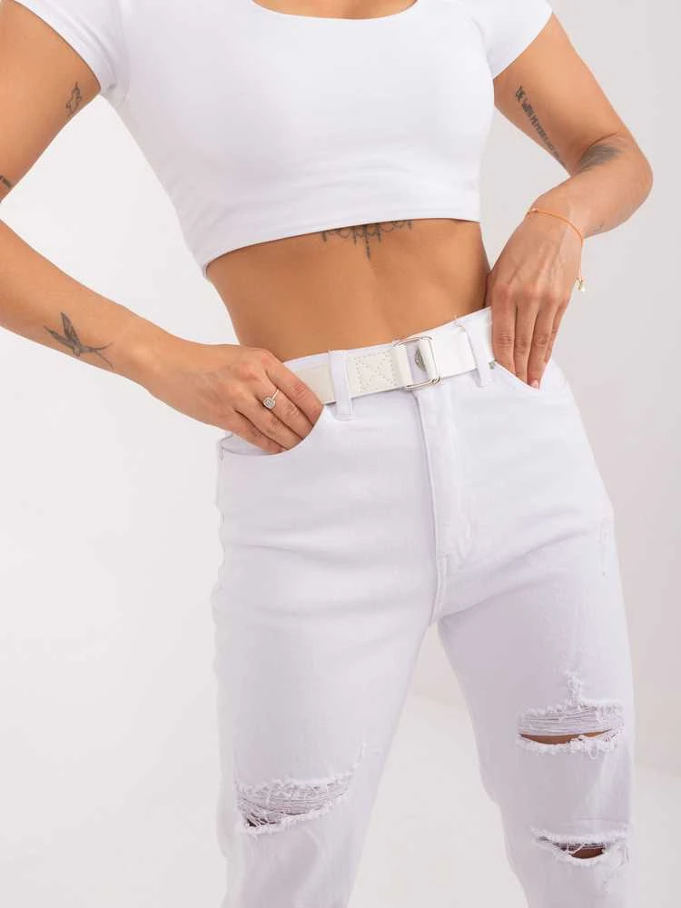 Redseventy Džinsinės kelnės-PM-SP-J1260-1,66-baltos
