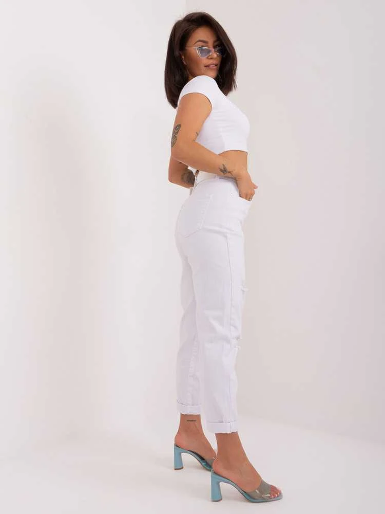 Redseventy Džinsinės kelnės-PM-SP-J1260-1,66-baltos