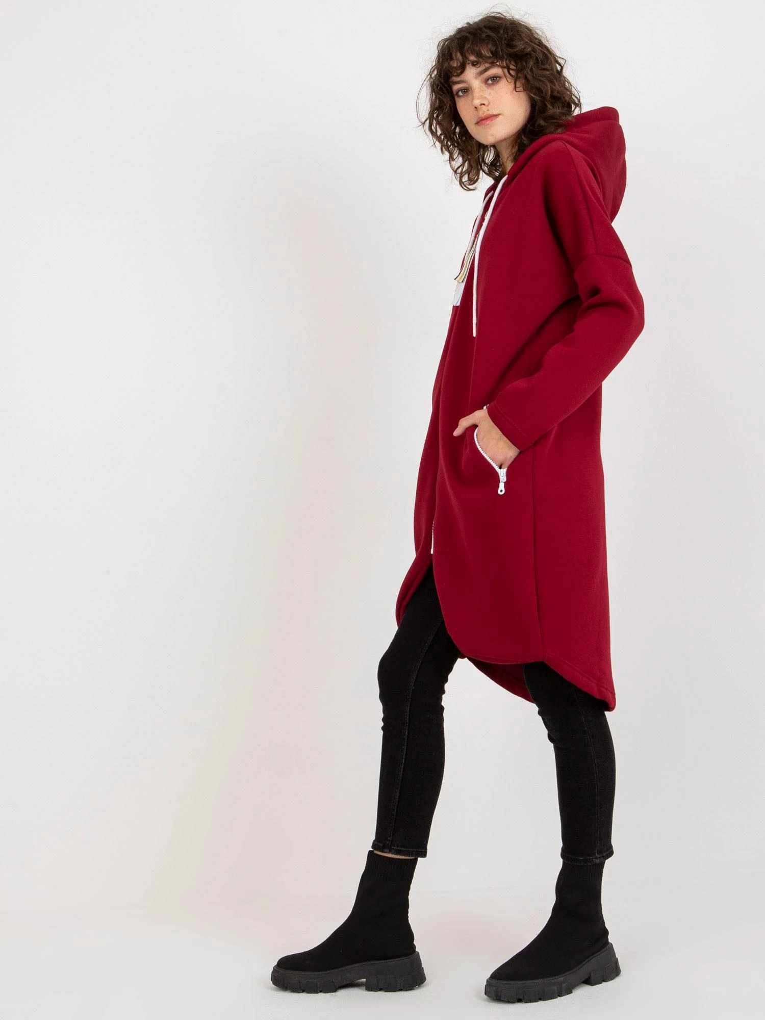 Relevance Megztinis-RV-BL-4742.20P-bordo