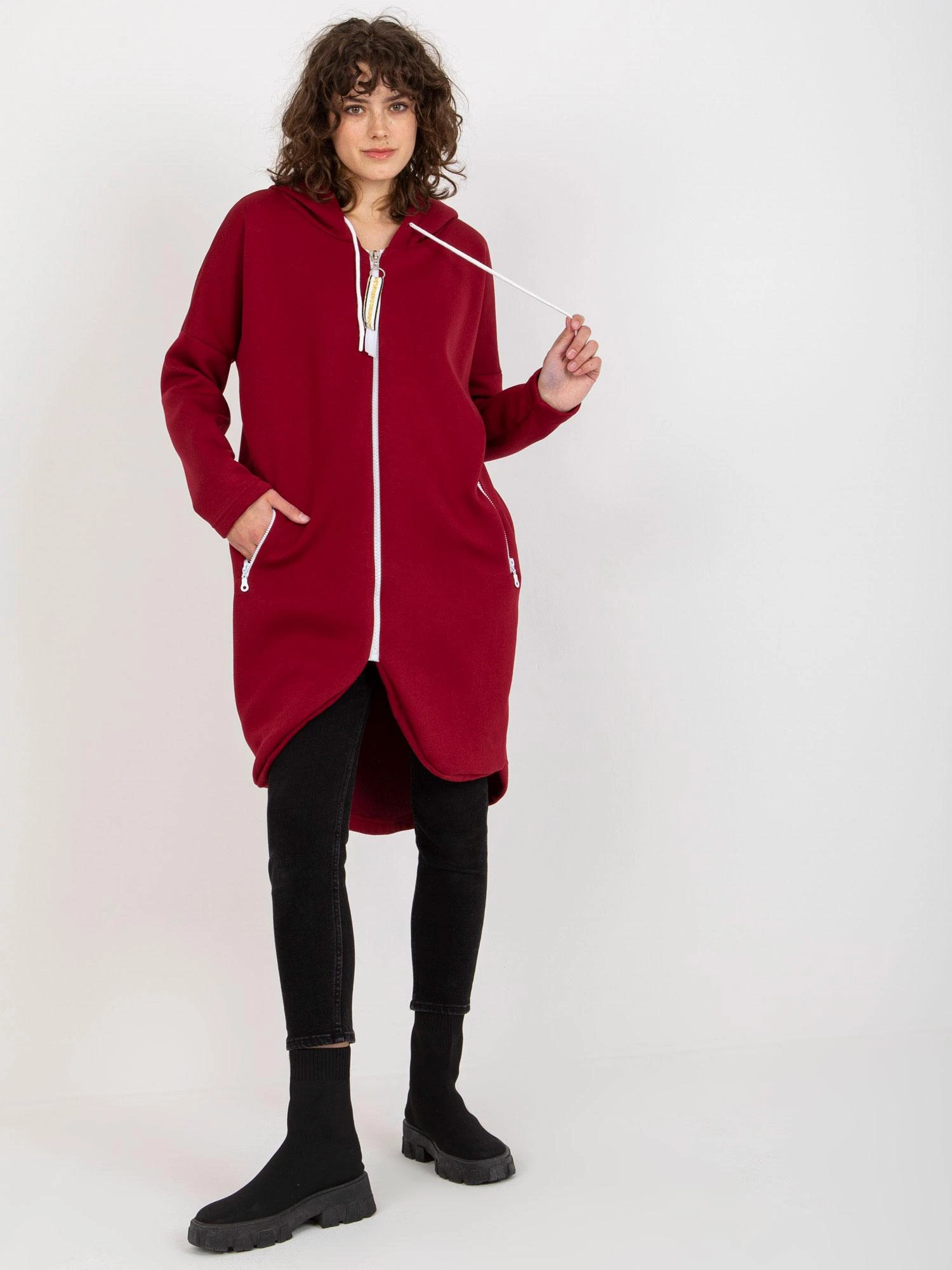 Relevance Megztinis-RV-BL-4742.20P-bordo